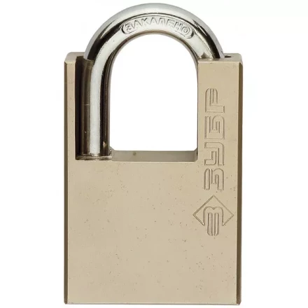 Замок навесной ЗУБР &quot;серия 223&quot; с защитой дужки, 40мм 4-37223-40 купить в Новом Уренгое