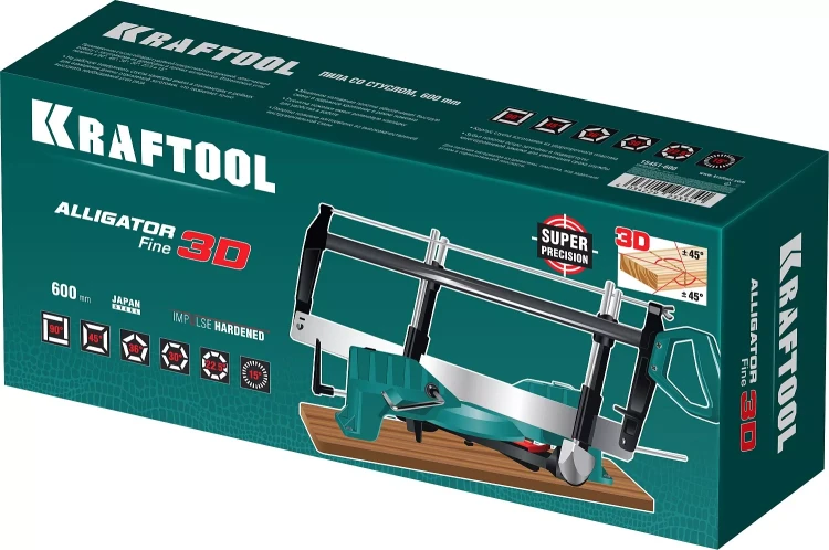 KRAFTOOL Alligator 3D, 600 мм, стусло прецизионное 15451-600 купить в Новом Уренгое
