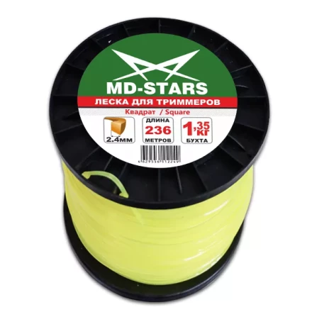 Леска для триммера SQUARE (квадрат) катушка 3,3ММХ123М купить в Новом Уренгое