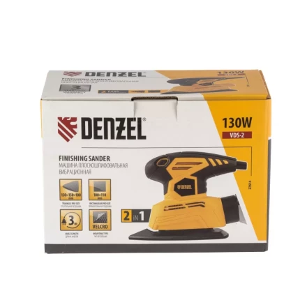 Шлифмашина плоскошлифовальная VDS-2 вибрационная Denzel 27614 купить в Новом Уренгое