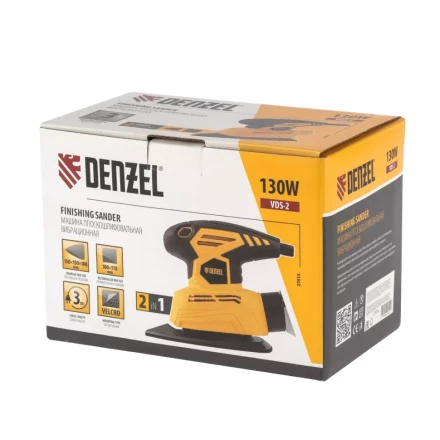 Шлифмашина плоскошлифовальная VDS-2 вибрационная Denzel 27614 купить в Новом Уренгое