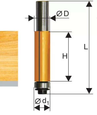 Фреза кромочная прямая ф127х25мм хв 8мм 10523 купить в Новом Уренгое