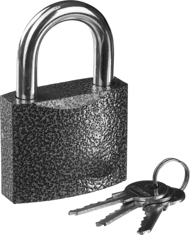 Замок STAYER "STANDARD" навесной, металлический корпус, закаленная дужка, 63 мм 37160-60 купить в Новом Уренгое