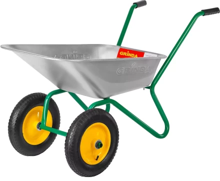 Тачка GRINDA садовая двухколесная, 80 л, грузоподъемность 120 кг 422400_z01 купить в Новом Уренгое