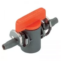 Кран запорный 4,6 мм (3/16”) 2 штук GARDENA