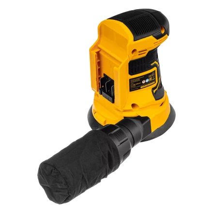 Машина шлифовальная эксцентриковая аккумуляторная COS-125-0, 18В Li-Ion Denzel 28471 купить в Новом Уренгое