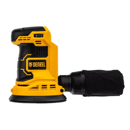 Машина шлифовальная эксцентриковая аккумуляторная COS-125-0, 18В Li-Ion Denzel 28471 купить в Новом Уренгое
