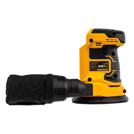 Машина шлифовальная эксцентриковая аккумуляторная COS-125-0, 18В Li-Ion Denzel 28471 купить в Новом Уренгое