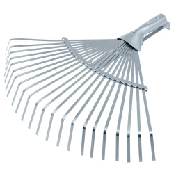 Грабли веерные стальные Palisad, 300 - 480 мм, 22 плоских зуба, оцинкованные,раздвижные, без черенка, 617675