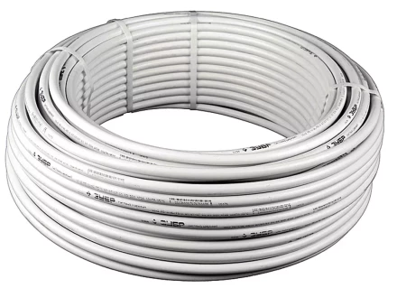 Труба металлопластиковая ЗУБР &quot;ШиреФит&quot;, 26мм, толщ стенки 3мм, мет. слоя 0,5мм, макс. давл/ 10атм при т-ре 95°С, 50 м 51455-26 купить в Новом Уренгое