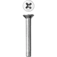 Винт ЗУБР DIN 965, класс прочности 8.8, оцинкованный, M6x35 мм, ТФ0, 2600 шт. 4-303110-06-035