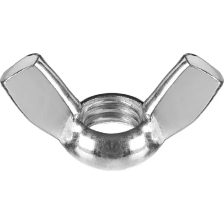 Гайка ЗУБР &quot;МАСТЕР&quot; барашковая, DIN 315, оцинкованная, M12, 5кг 303730-12 купить в Новом Уренгое