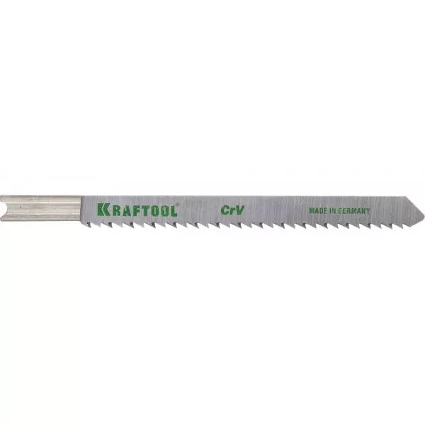 Полотна KRAFTOOL, U101BR, для эл/лобзика, Cr-V, по дереву, фанере, ламинату, обратный рез, US-хвост., шаг 2,5мм, 75мм, 2шт 159616-2,5 купить в Новом Уренгое