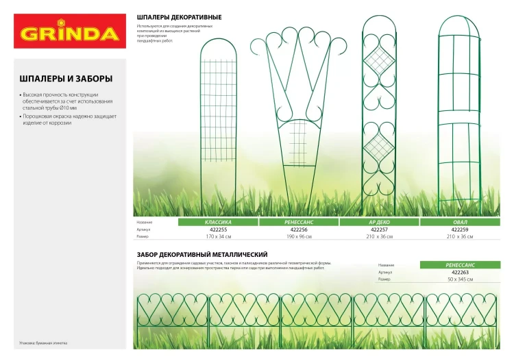 Сетка газонная Grinda против кротов, цвет черный, 1х10 м, ячейка 9х9 мм 422285 купить в Новом Уренгое