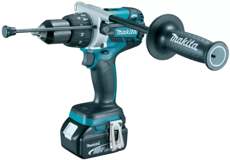Дрель-шуруповерт аккумуляторная Makita DHP481RTE купить в Новом Уренгое