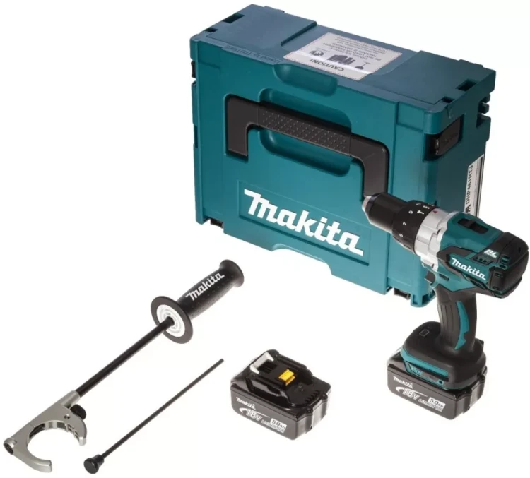 Дрель-шуруповерт аккумуляторная Makita DHP481RTE купить в Новом Уренгое