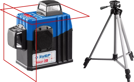 Нивелиры лазерные Крест-2D 360 две плоскости со штативом серия ПРОФЕССИОНАЛ купить в Новом Уренгое