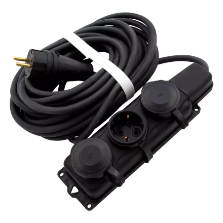 Удлинитель силовой 10 м, 16 А, тип УХз16, 3 x 1.5 мм, Россия Сибртех 95885 купить в Новом Уренгое