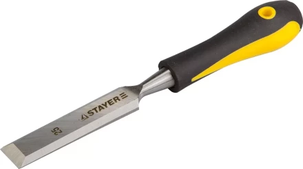 Стамеска с двухкомпонентной ручкой, 25мм, STAYER Profi 18205-25 купить в Новом Уренгое