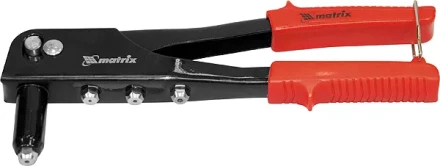 Заклепочник 250 мм заклепки 2,4-3,2-4,0-4,8 мм MATRIX 40524 купить в Новом Уренгое