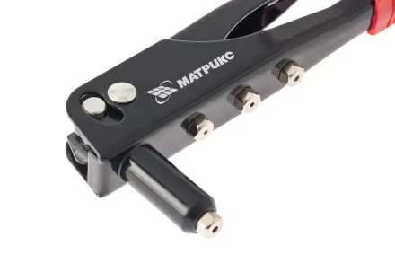 Заклепочник 250 мм заклепки 2,4-3,2-4,0-4,8 мм MATRIX 40524 купить в Новом Уренгое