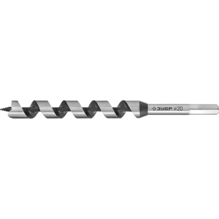ЗУБР. Сверло по дереву, спираль Левиса, HEX хвостовик, 20х235мм 2948-235-20 купить в Новом Уренгое