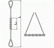 Строп комбинированный 0.9 т L=4.5 м L цепи=1.2 м заплет купить в Новом Уренгое