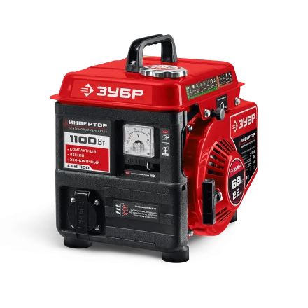 ЗУБР 1100 Вт, инверторный генератор (СБИ-1100) купить в Новом Уренгое