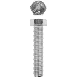 Болт ЗУБР &quot;МАСТЕР&quot; с шестигранной головкой, ГОСТ 7798-70, класс прочности 5.8, оцинкованный, M16x80мм, 5кг 303080-16-080