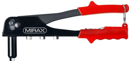 Заклепочник, MIRAX 31033, для алюминиевых заклепок d=2,4 / 3,2 / 4,0 / 4,8 мм, длина 225мм 31033_z01 купить в Новом Уренгое