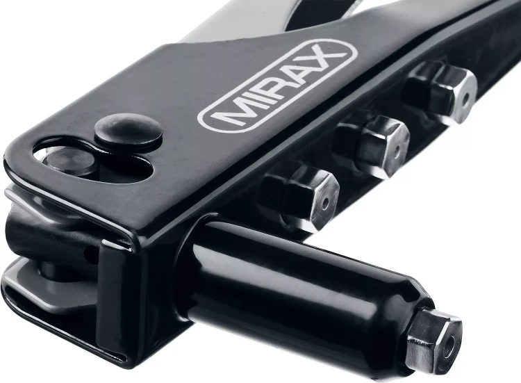 Заклепочник, MIRAX 31033, для алюминиевых заклепок d=2,4 / 3,2 / 4,0 / 4,8 мм, длина 225мм 31033_z01 купить в Новом Уренгое