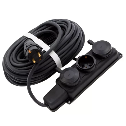 Удлинитель силовой 20 м, 16 А, тип УХз16, 3 x 1.5 мм, Россия Сибртех 95886 купить в Новом Уренгое