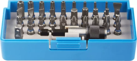 ЗУБР 32 шт, набор кованых бит с адаптером (26091-H32) купить в Новом Уренгое