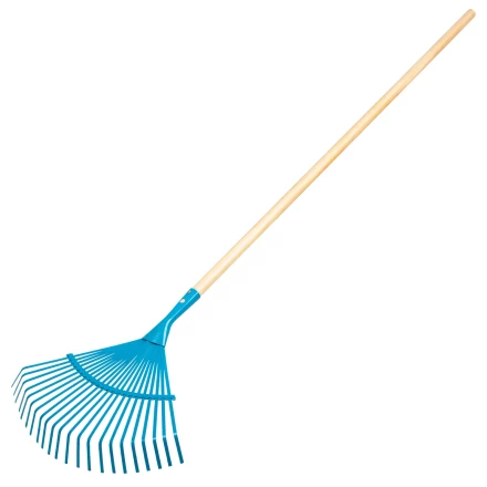 Грабли веерные стальные Palisad, 430 х 1550 мм, 22 плоских зуба, лакированный черенок, Luxe, 617885 купить в Новом Уренгое