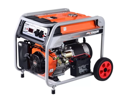 Генератор бензиновый TOR KM9500H 7,0 кВт 220В 27 л с электростартером и колесами 1011099 купить в Новом Уренгое