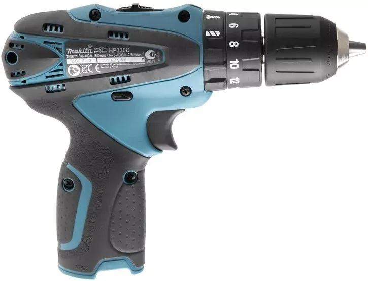 Дрель-шуруповерт аккумуляторная Makita HP330DZ ударный (без АКБ и ЗУ) купить в Новом Уренгое
