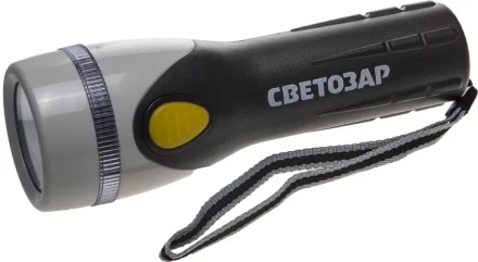 Фонарь СВЕТОЗАР &quot;UPITER&quot; ручной с пластмассовым корпусом и ремешком, ксеноновая лампа, 2xD SV-56375 купить в Новом Уренгое