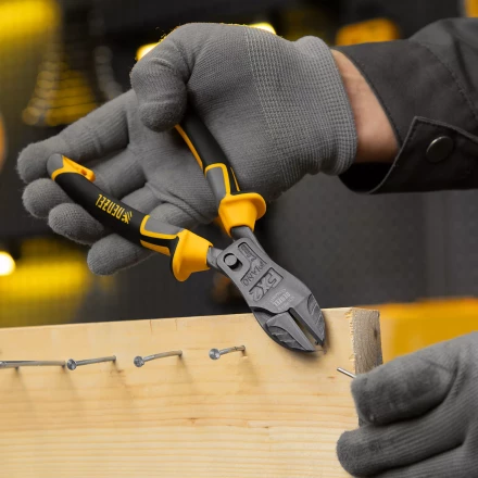 Бокорезы 180 мм Denzel 17785, усиленные, трехкомпонентные рукоятки купить в Новом Уренгое