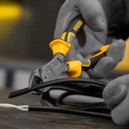 Бокорезы 180 мм Denzel 17785, усиленные, трехкомпонентные рукоятки купить в Новом Уренгое