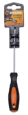 Отвёртка шлицевая SL3 100 мм Вихрь купить в Новом Уренгое