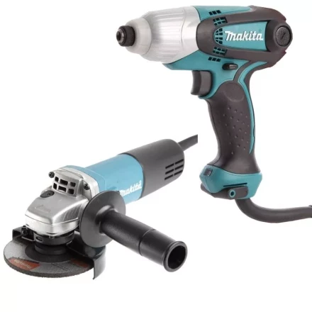 Набор инструментов Makita DK0169 (шуруповерт TD0101, болгарка 9555HN) купить в Новом Уренгое