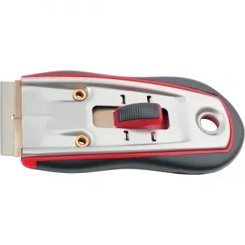 Скребок, выдвижное лезвие, обрезиненный корпус из нержавеющей стали 3 запас.  лезвия MATRIX 79544 купить в Новом Уренгое