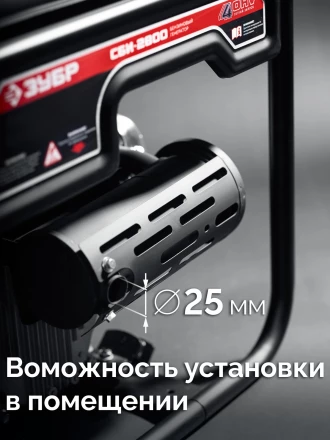 ЗУБР 2800 Вт, инверторный генератор (СБИ-2800) купить в Новом Уренгое