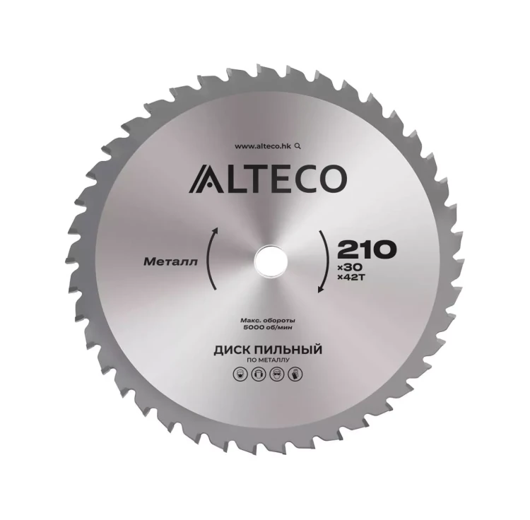 Диск пильный по металлу ALTECO 210x30x42T 83052 купить в Новом Уренгое