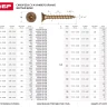 Шурупы ЗУБР "МАСТЕР" по дереву желтопассивированные, 5.0x50мм, 3000шт 4-300390-50-050 купить в Новом Уренгое