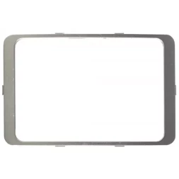 Вставка СВЕТОЗАР "ГАММА" декоративная, цвет светло-серый металлик, двойная SV-54176-SM