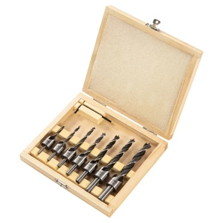 Набор сверл зенкеров по дереву Denzel 704272, 3-10 мм, набор 7 шт купить в Новом Уренгое