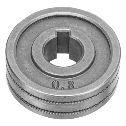 Подающий ролик, зубчатый профиль под флюсовую проволоку 0,8-1мм, 2 шт Denzel 93652 купить в Новом Уренгое