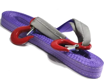 Буксир текстильный ленточный TOR БТЛ 4,5 т 6,0 м (крюк-крюк) 1011023 купить в Новом Уренгое