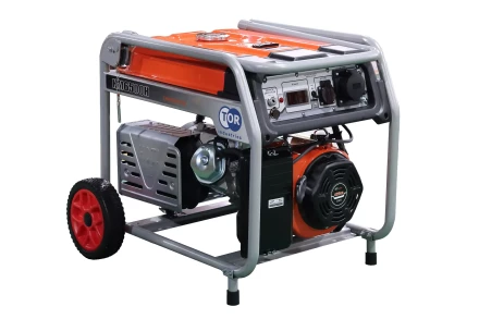 Генератор бензиновый TOR KM9500HA 7,0 кВт 220В с АВР, электростартером и колесами 1049609 купить в Новом Уренгое